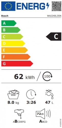 Bosch WAJ240L3SN image 5