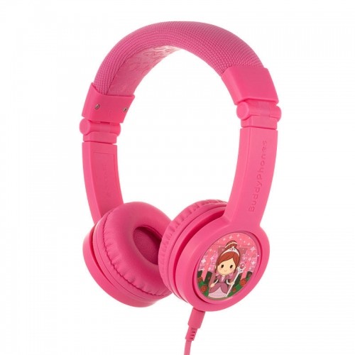 BuddyPhones kids headphones wired Explore Plus (Pink) image 5