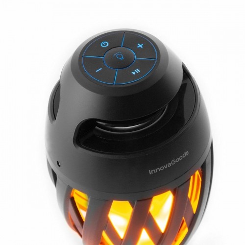 Wireless Speaker with Flame Effect LED Spekkle InnovaGoods image 5