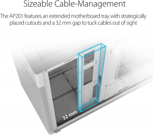 ASUS AP201 ASUS PRIME CASE, tower case (white) image 5