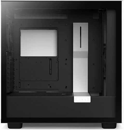 NZXT H7 Flow Iconic tower case, tempered glass, black/white - window image 5