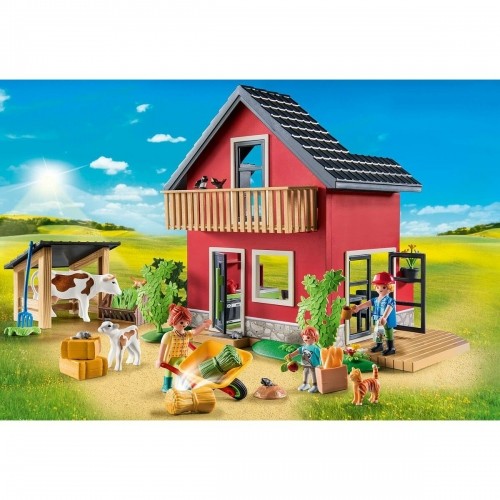 Playset Playmobil 71248 Country Furnished House with Barrow and Cow 137 Daudzums image 5