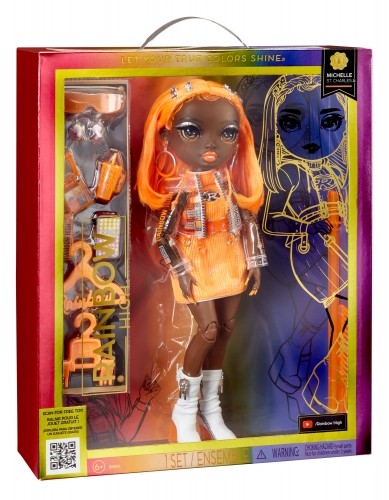 RAINBOW HIGH Кукла Neon Orange image 5