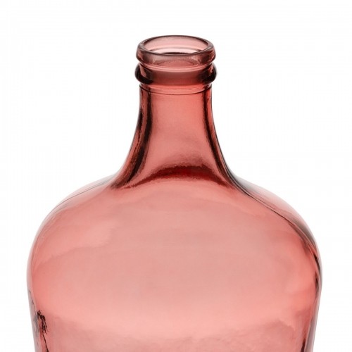 Bigbuy Home Декоративный графин Розовый переработанное стекло 27 x 27 x 42 cm image 5