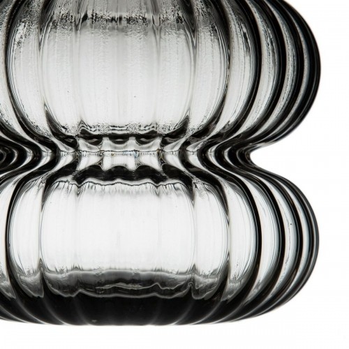 Vase Grey Glass 16,5 x 16,5 x 25 cm image 5