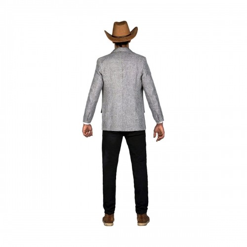 Costume for Adults My Other Me Grey M/L Gunman (4 Pieces) image 5