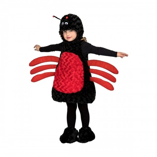 Маскарадные костюмы для младенцев My Other Me Красный Чёрный Паук 12-24 Months (3 Предметы) image 5