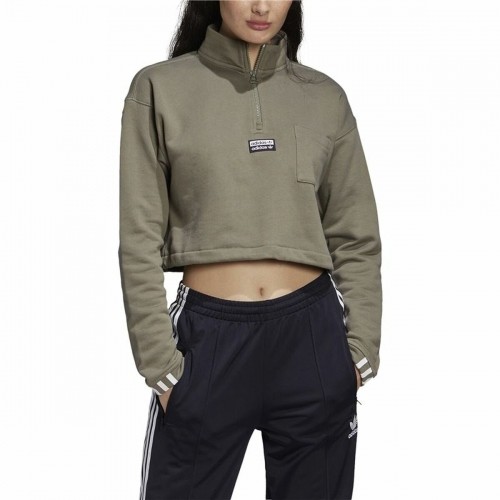 Толстовка с капюшоном женская Adidas Originals Cropped image 5