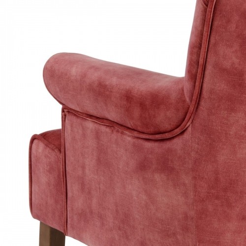 Bigbuy Home atzveltnes krēsls 77 x 64 x 88 cm Sintētiska Auduma Koks Tumši Sarkans image 5