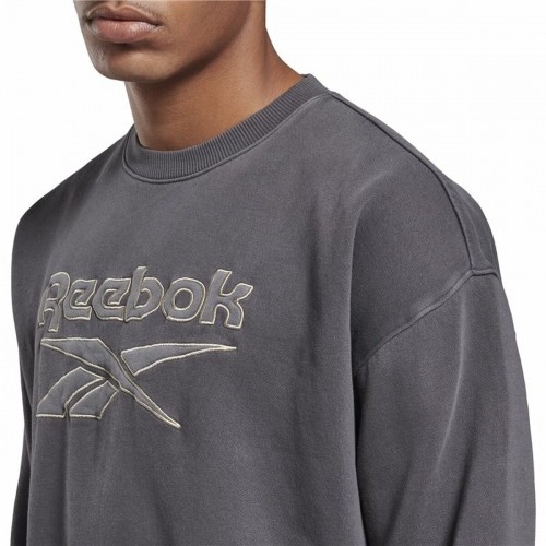 Men’s Sweatshirt without Hood Reebok Classics Premium Dark grey image 5