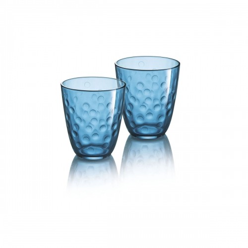 Glass Luminarc Concepto Pepite Blue Glass 310 ml (24 Units) image 5