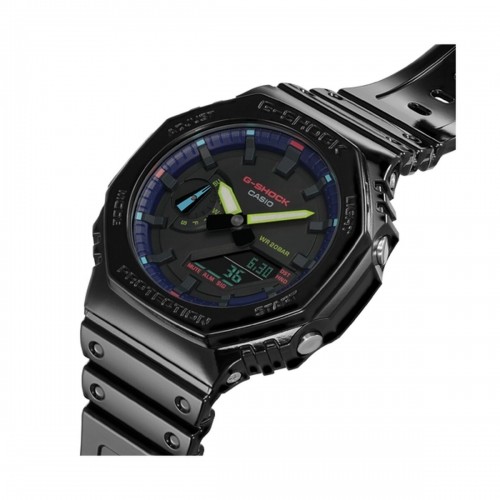 Мужские часы Casio G-Shock OAK COLLECTION VIRTUAL RAINBOW SERIE Чёрный (Ø 45 mm) image 5