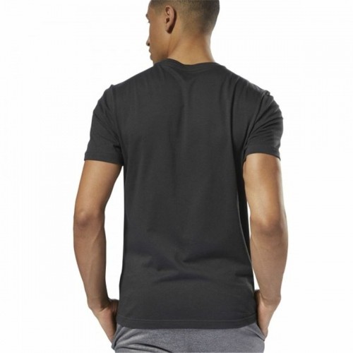 Men’s Short Sleeve T-Shirt Reebok Sportswear Training Camouflage Black image 5