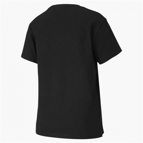 Women’s Short Sleeve T-Shirt Puma Classics Logo Tee Black image 5