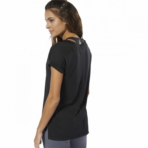 Women’s Short Sleeve T-Shirt Reebok Wor Supremium Detail Black image 5