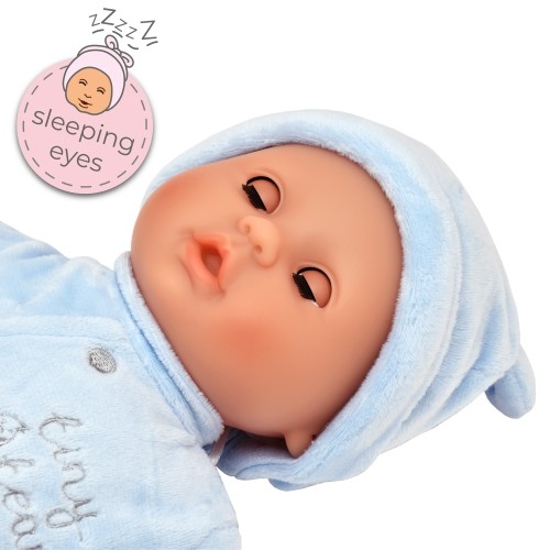 TINY TEARS soft baby doll, with blue clothes, 11013 image 5
