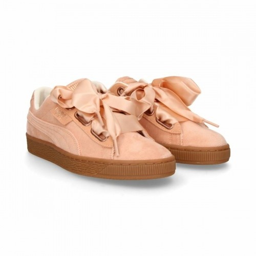 Женские спортивные кроссовки Puma Basket Heart Женщина Лососевый image 5