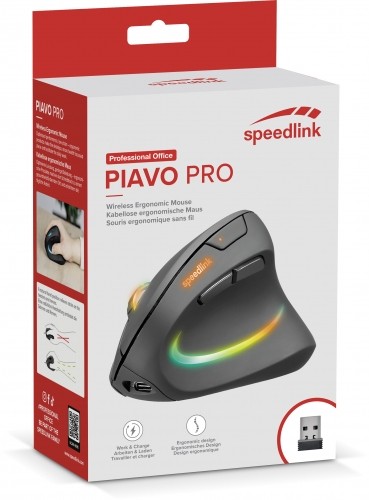 Speedlink беспроводная мышь Piavo Pro (SL-630026-BK) image 5