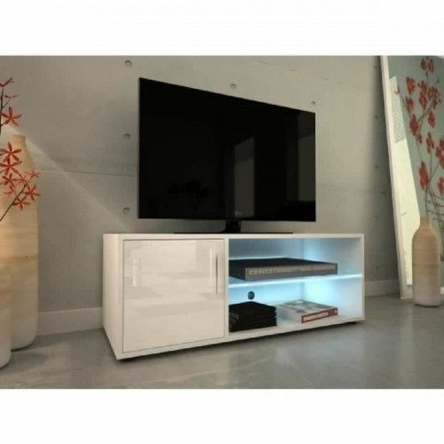 Bigbuy Home TV mēbeles 100 x 38 x 36 cm Metāls Balts Melamīna image 5