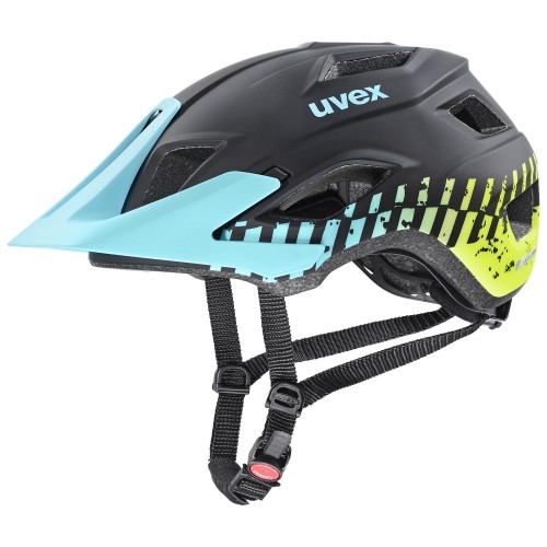 Velo ķivere Uvex Access black aqua lime mat-52-57CM image 5