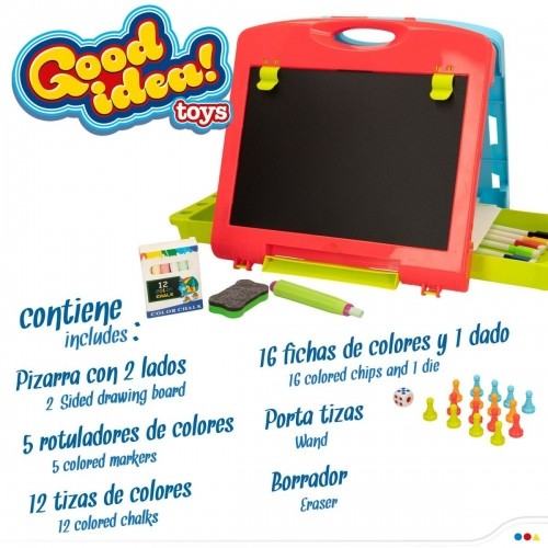 Double-sided Slate Colorbaby 34 x 31 x 29 cm 2 Units 34 x 31 x 29 cm image 5