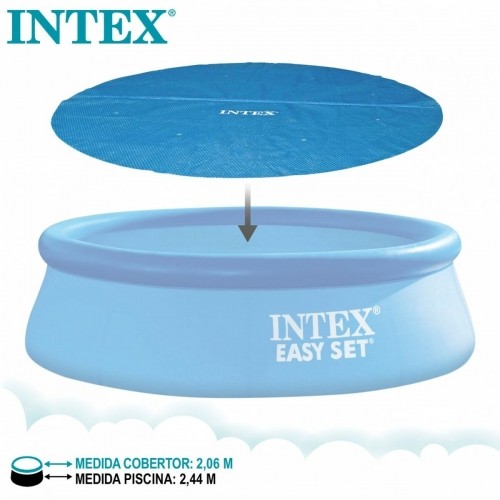 Baseina pārsegumi Intex 28010 Apaļš Solārais Ø 244 cm image 5