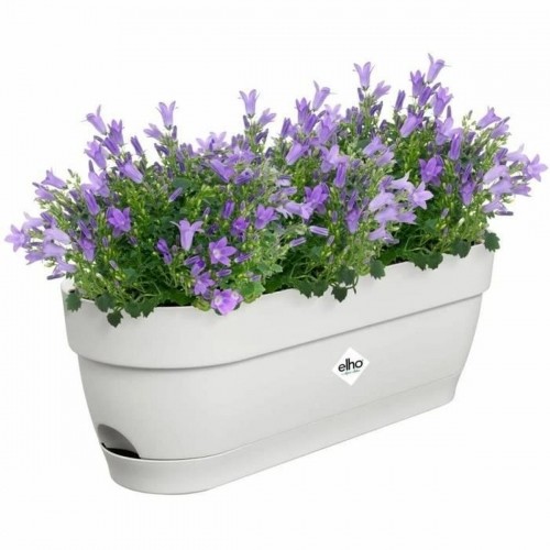 Planter Elho   White 50 cm Blue Plastic image 5