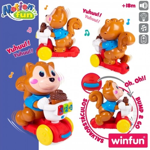 Musical Toy Winfun Squirrel 24,5 x 27,5 x 14 cm (4 Units) image 5