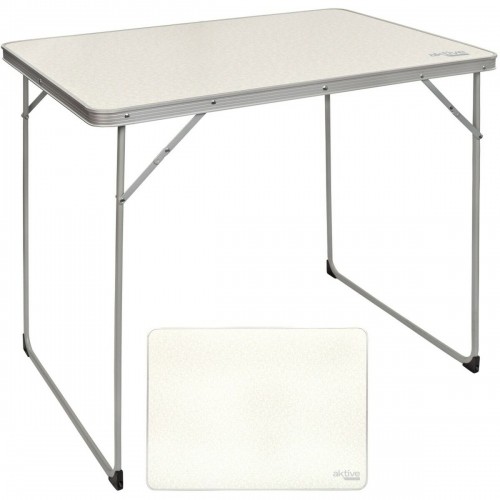 Folding Table Aktive White 80 x 70 x 60 cm (4 Units) image 5