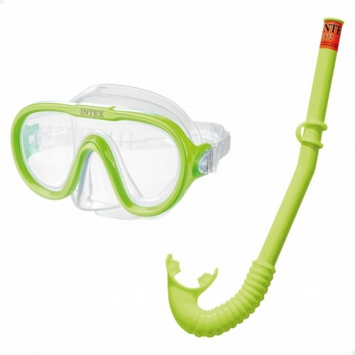 Snorkel Goggles and Tube Intex Adventurer Green image 5