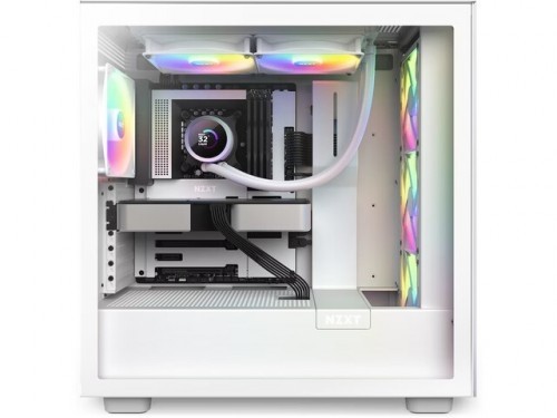 Nzxt CPU Watercooling Kraken 280 RGB LCD white image 5