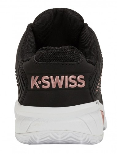 Tennis shoes for women K-SWISS HYPERCOURT EXPRESS 2 HB 072 black/white/rose gold UK4/37EU image 5