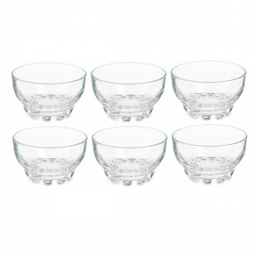 Set of bowls Karaman Transparent Glass 275 ml (8 Units) image 5