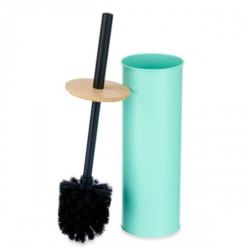 Toilet Brush Mint Metal Bamboo Plastic 9,5 X 27 X 9,5 cm (6 Units) image 5