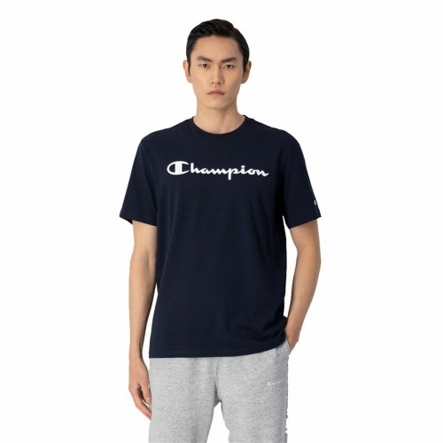 Футболка Champion Crewneck Синий Мужской image 5