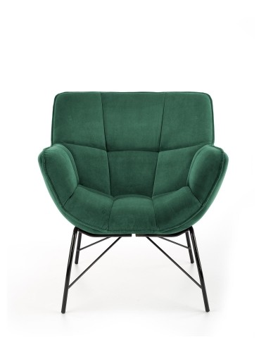 Halmar BELTON leisure chair color: dark green image 5