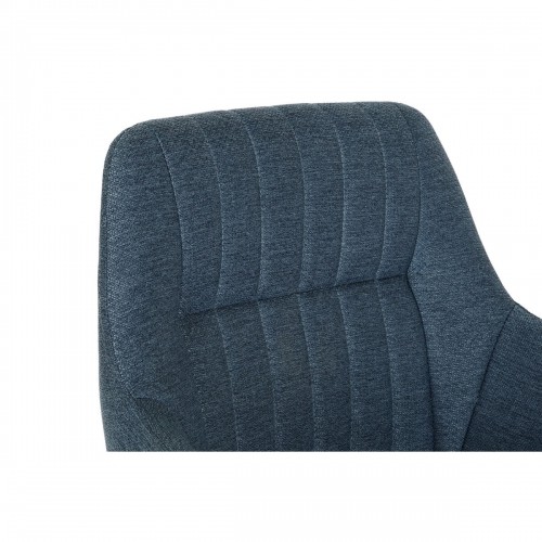 Chair DKD Home Decor Blue Black 59,5 x 60,5 x 78 cm image 5