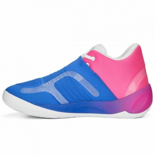 Basketball Shoes for Adults Puma Rise Pink Blue image 5