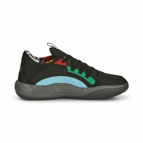 Basketball Shoes for Adults Puma Court Rider Chaos Black image 5