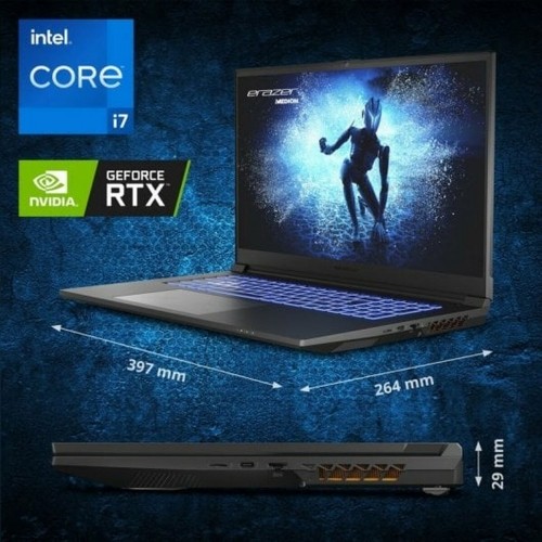 Laptop Medion Erazer Defender P40 17,3" Intel Core i7-13700HX 16 GB RAM 1 TB SSD Nvidia Geforce RTX 4060 image 5