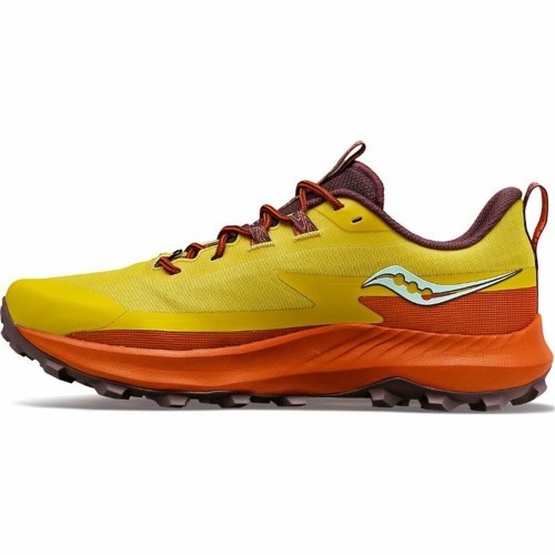 Skriešanas Apavi Pieaugušajiem Saucony Saucony Peregrine 13 Dzeltens Dāma Oranžs image 5