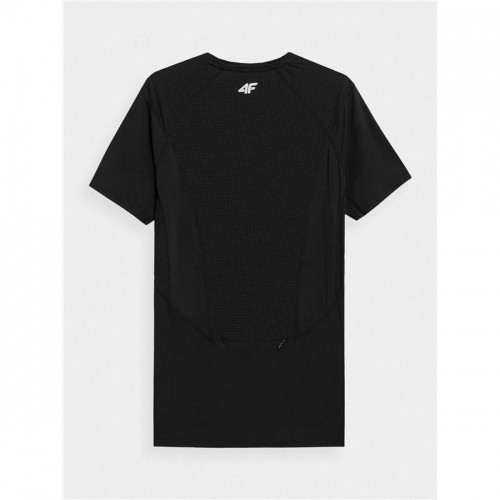 Men’s Short Sleeve T-Shirt 4F Run Black image 5