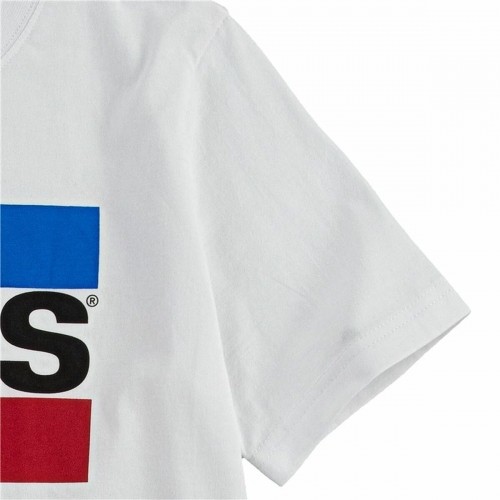 Bērnu Krekls ar Īsām Piedurknēm Levi's Sportswear Logo Balts image 5
