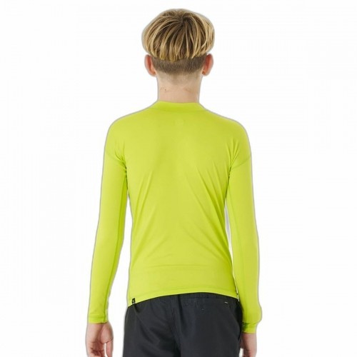Child's Short Sleeve T-Shirt Rip Curl Corps L/S Rash Vest  Yellow Surf Lycra image 5