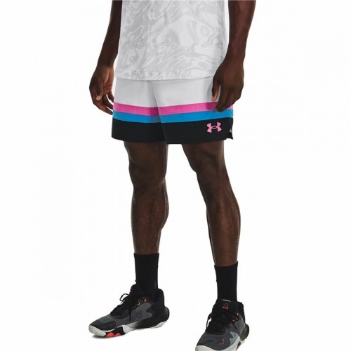 Спортивные мужские шорты для баскетбола Under Armour Baselin  Белый image 5