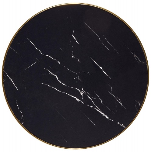 Halmar MOLINA round table, black marble / black / gold image 5