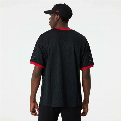 Basketbola T-krekls New Era NBA Mesh Chicago Bulls Melns image 5