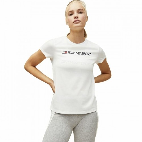 Футболка Tommy Hilfiger Logo Chest Белый Женщина image 5