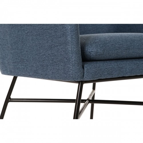 Кресло DKD Home Decor Синий Чёрный Металл 66 x 62 x 75 cm image 5