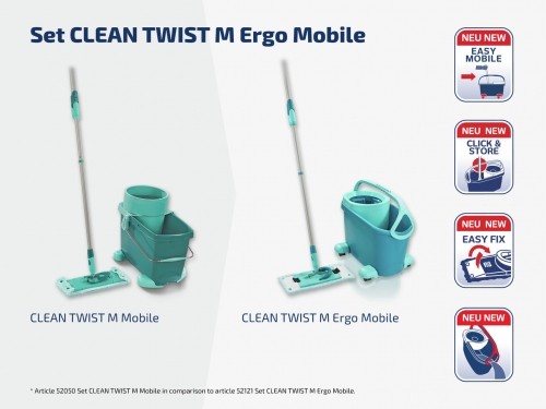 LEIFHEIT Набор для уборки пола Clean Twist M Ergo Mobile image 5